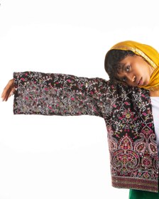 تصویر کت حریر گلدوزی 