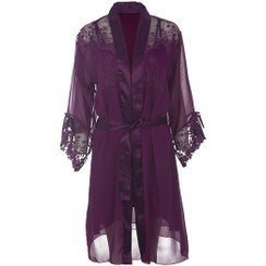 تصویر لباس خواب زنانه ان بی بی مدل 3820 دو تکه حریر 