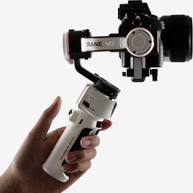 تصویر گیمبال دوربین ژیون دست دوم Zhiyun-Tech CRANE-M3 combo Handheld Stabilizer - بدون گارانتی Zhiyun-Tech CRANE-M3 Combo