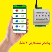 تصویر کنترل پیامکی ۴ کانال 