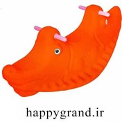 تصویر الاکلنگ کودک دو نفره مدل تمساح الاکلنگ کودک دو نفره مدل تمساح