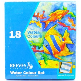 تصویر reeves آبرنگ تیوپی 18 رنگ 