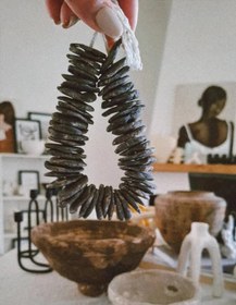 تصویر تسبیح دست ساز سفید 