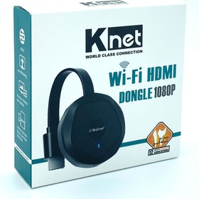 تصویر دانگل انتقال تصویر HDMI کی نت مدل K-DHWF1080 ا K-Net HDMI Dongle 1080P K-DHWF1080 K-Net HDMI Dongle 1080P K-DHWF1080