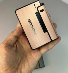 تصویر جاسیگاری فوکوس پهن(کیف سیگار) - رزگلد 