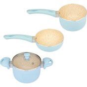 تصویر سرویس قابلمه ۴ تکه نوزادی عروس مدل نیکا 