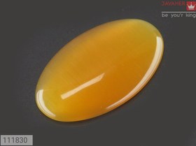 تصویر نگین چشم گربه زرد کد 111830 