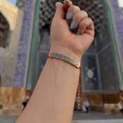 تصویر دستبند مسی فیروزه کوب کد1044 