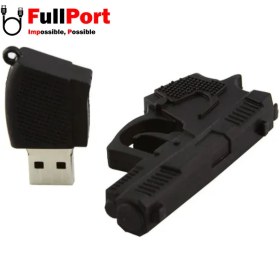 تصویر فلش کینگ فست مدل Handgun WA-12 با ظرفیت 32 گیگابایت Kingfast Handgun WA-12 USB2.0 32GB Flash Memory