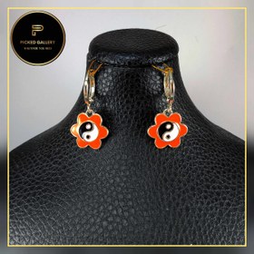 تصویر گوشواره تعادل استیل مدل آویزی 