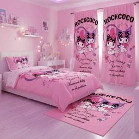 تصویر ست طرح کرومی (روتختی، فرشینه، پرده) 