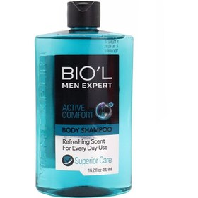 تصویر شامپو بدن مردانه بیول 480 گرم - اکتیو کامفورت ( رایحه طراوت بخش ) Biol Body Wash 