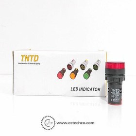 تصویر چراغ سیگنال قرمز AD22-22DS مدل TNTD (8SMD) 