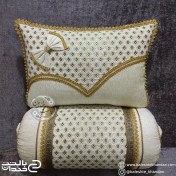 تصویر بالش گرد و متکا طرح گشنیز 