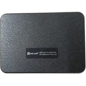 تصویر هدلایت شارژی زوم دار دیجیتال ریولانگ RL-483 کوهنوردی همراه جعبه نگهداری فلزی چراغ پیشانی Ruilang RL-483 قوی