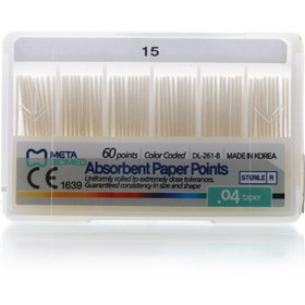 تصویر کن کاغذی ۴ درصد متا Absorbent paper points 4%