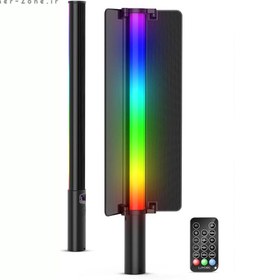 تصویر نور باتومی / باتوم لایت پرتابل 36 واتی دارای ریموت لاکسیو مدل Luxceo P520 RGB Handheld LED Video Light 