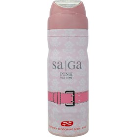 تصویر اسپری زنانه عمادآرا ساگا پینک حجم 200 میلی‌لیتر EA Saga Pink Pour Femme Deodorant 200ml