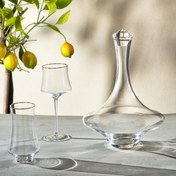 تصویر ست لیوان 25 پارچه ۱۲ نفره کاراجا Saturn پلاتین 