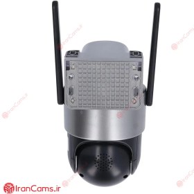 تصویر دوربین دو لنز سولار V380 4G TP15 Solar camera V380 4G