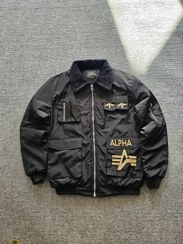 تصویر کاپشن خلبانی آلفا - XXL 