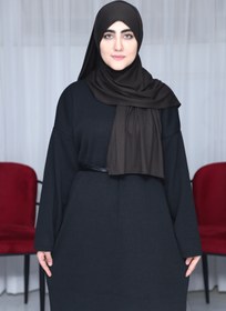 تصویر کفتان بافت - قهوه ای 