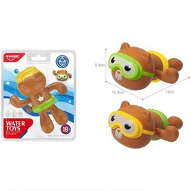 تصویر اسباب بازی حمام خرس کوکی He-8053 هانگر Huanger 