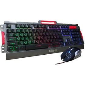 تصویر موس و کیبورد مخصوص بازی SABIT SABIT Gaming Keyboard and Mouse