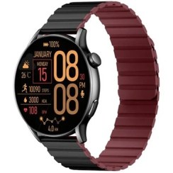 تصویر گلس ساعت هوشمند گلوریمی Glorimi M2 Max جنس شیشه ای شفاف 