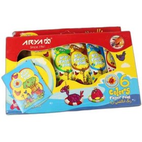 تصویر رنگ انگشتی 6 رنگ تیوپی 7015 آریا (تک عددی) 