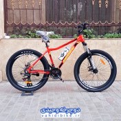 تصویر دوچرخه 26 جیمز بدنه آلومینیوم مدل SORENA Disk | سورنا قرمز 