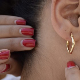 تصویر گوشواره لوزی 