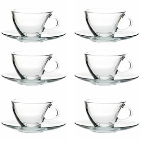 تصویر ست فنجان و نعلبکی پاشاباغچه مدل 98396 بسته ۶ عددی 