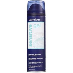 تصویر ژل اصلاح پوست های حساس کارفور مدل Vitamin E حجم 200 میلی لیتر Carrefour Sensetive Gel 200ml