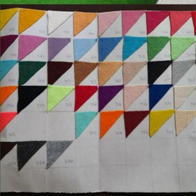 تصویر نمد دو میل رنگی کد 154 سبز چمنی Two mil color felt