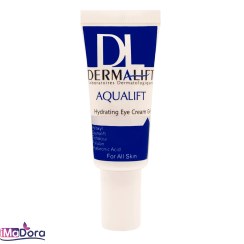 تصویر کرم ژل آبرسان دور چشم درمالیفت مدل آکوالیفت حجم ۲۰ میلی لیتر مناسب انواع پوست 