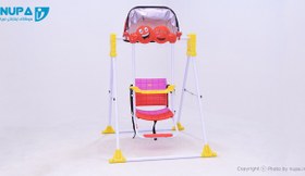 تصویر تاب حیاطی باتیس تاشو با سایبان 