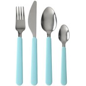 تصویر قاشق و چنگال ایکیا بسته 16 عددی مدل UPPHOJD بژ Cutlery set