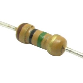 تصویر مقاومت 1 مگا اهم 1/4 وات 5% resistor 1 M ohm 1/4W 5%