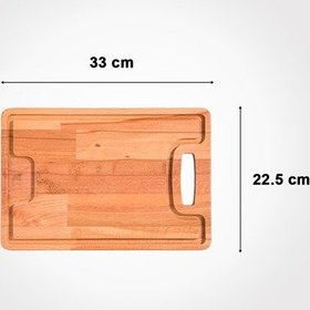 تصویر تخته برش چوبی کوچک لیمون کد 2164 Limon small wooden cutting board code 2164