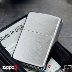 تصویر فندک اورجینال بنزینی زیپو مدل Zippo 24647 REG CHROME ARCH 24647 REG CHROME ARCH