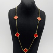 تصویر گردنبند ونکلیف قرمز مدل 07 