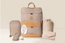 تصویر ساک لوازم 5 تیکه ببتو مدل تینو - کرم 