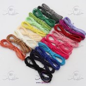 تصویر پک 20 رنگ نخ تریشه اشبالت مولتی کالر (بسته 100 یاردی) 