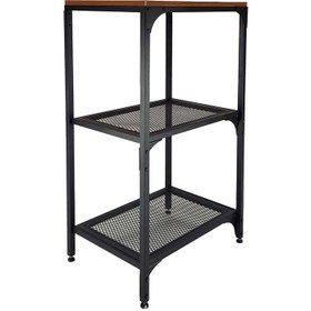 تصویر کتابخانه دو طبقه ژالکه – شلف طبقاتی – مدل Tirdad Jalkeh TIRDAD FJÄLLBO Shelf unit, Black