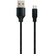 تصویر کابل تبدیل US‌B به microUSB اسکای دلفین (Sky Dolphin) مدل S55V طول 1 متر مشکی کابل تبدیل