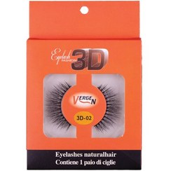 تصویر مژه مصنوعی سه بعدی E110-02 ورژن Vergen E110-02 3D Eyelash