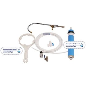 تصویر تصفیه آب دستگاه تصفیه آب سافت واتر (9) مرحله ای پمپ تایوان یکسال گارانتی و قلیایی تسویه آب تسفیه آب تصویه آب 