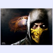 تصویر پوستر هومرو مدل فلزی طرح مورتال کمبت کد PS626 