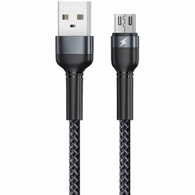 تصویر کابل تبدیل USB به microUSB ریمکس مدل RC-124m طول 1 متر Remax RC-124m USB To microUSB Cable 100cm